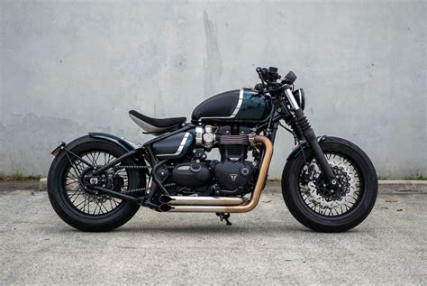 WIDE-WHEEL: Triumph Bobber from PBM. - Pipeburn