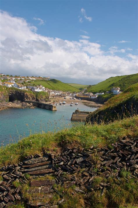 Port Isaac Harbour Walls From The Coastal Path | Port Isaac | Cornwall | Photography By Martin ...