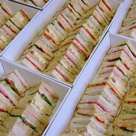 Traditional Triangle Sandwiches | High tea sandwiches, Tea sandwiches recipes, Tea party sandwiches