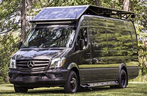 Exterior, Solar Panels | Van, Mercedes benz vans, Sprinter van conversion