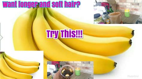 BANANA HAIR MASK TREATMENT||YOUR HAIR WILL GROW LIKE CRAZY!!! - YouTube