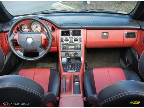 1999 Mercedes-Benz SLK 230 Kompressor Roadster Salsa Red Dashboard Photo #56208326 | GTCarLot.com