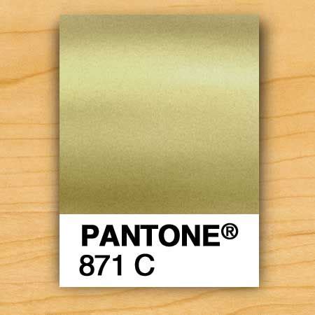 Цвет золотой металлик Pantone для печати - СпросиСеть