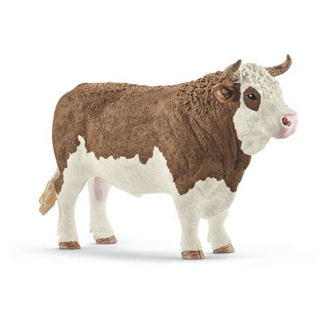 Schleich Farmland, Simmental Bull Toy Figure - Walmart.com - Walmart.com