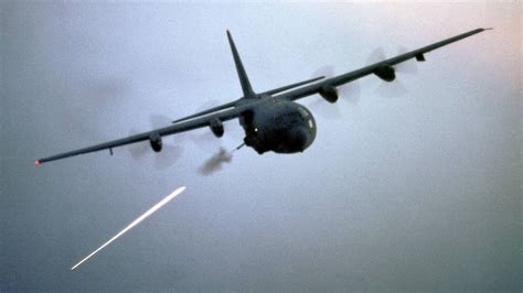 'Angel of Death' AC-130 Gunship in Action / Firing All ... | Doovi