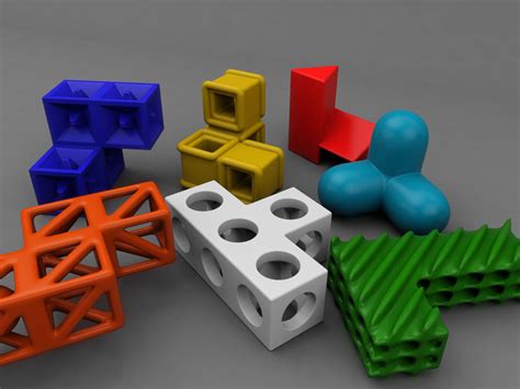 Soma cube puzzle game 3D model 3D printable | CGTrader