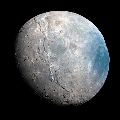 Charon the Moon of Planet Pluto. Elements of this Image Were Furnished ...