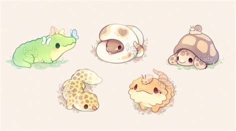 31|Bi|she/her|💙wither| — fluffysheeps: It’s reptile hours | Cute animal drawings kawaii, Cute ...