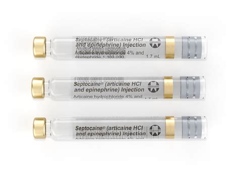 Septocaine 1:100,000 for local, infiltrative, or conductive anesthesia