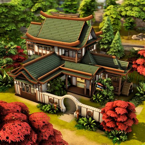 Japanese House II - The Sims 4 Rooms / Lots - CurseForge