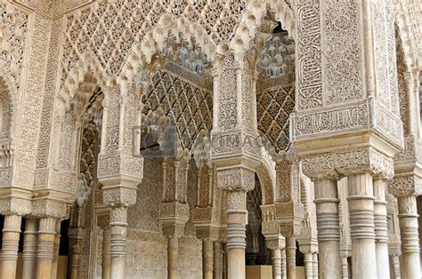 Moorish art and architecture inside the Alhambra, Granada by ale_rizzo Vectors & Illustrations ...