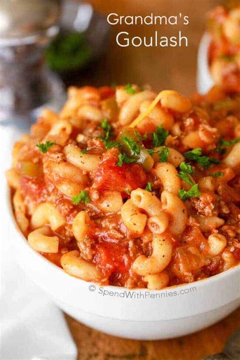 Easy Goulash Recipe (One Pan) - Spend With Pennies