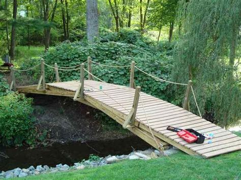 Wood Garden Bridge Plans - Garden Design Ideas