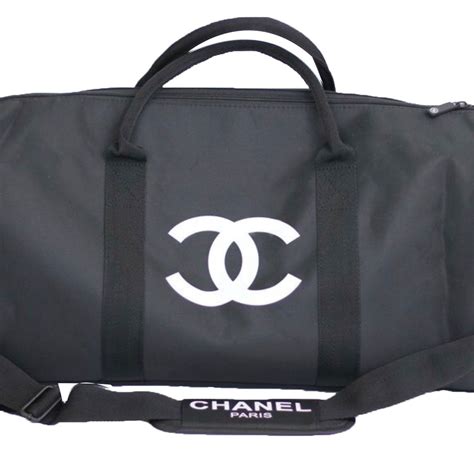 Chanel Travel bag Black Polyester ref.68754 - Joli Closet