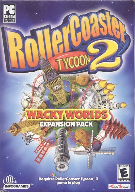 RollerCoaster Tycoon 2: Wacky Worlds box covers - MobyGames