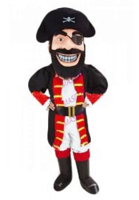 mascot Redbeard Pirate mascot costume custom color costume cosplay Cartoon Character carnival ...