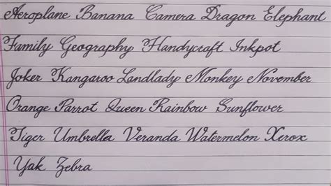 Cursive handwriting styles from A - Z | Writing cursive A - Z | cursive writing | handwriting ...