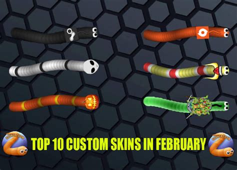 Top 10 Slither.io Skins February 2020