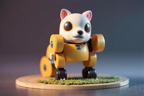 Premium AI Image | Robot dog AI intelligent robot wallpaper background ...