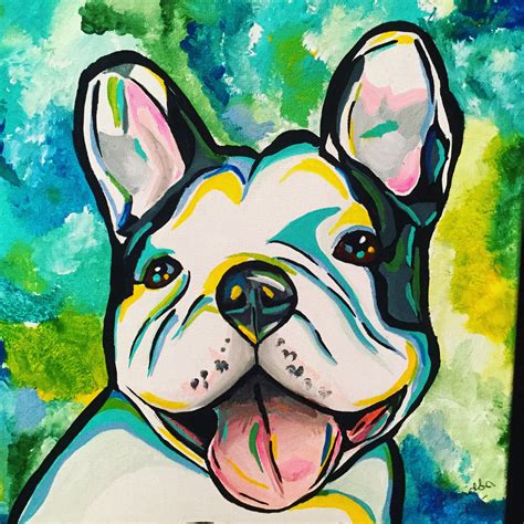 Dog Paintings, Acrylic Paintings, Painting Style, Dog Portraits, Abstract, Dogs, Fictional ...