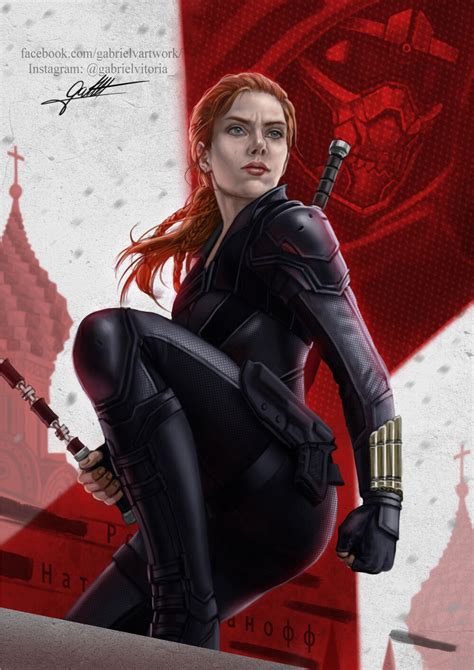 "Black Widow" fan art by Gabriel Vitoria : marvelstudios