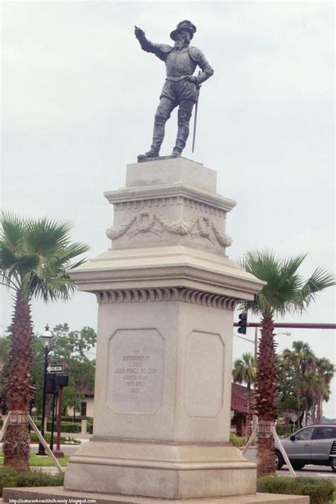 Nature's Beautiful Bounty: Ponce de Leon Statue