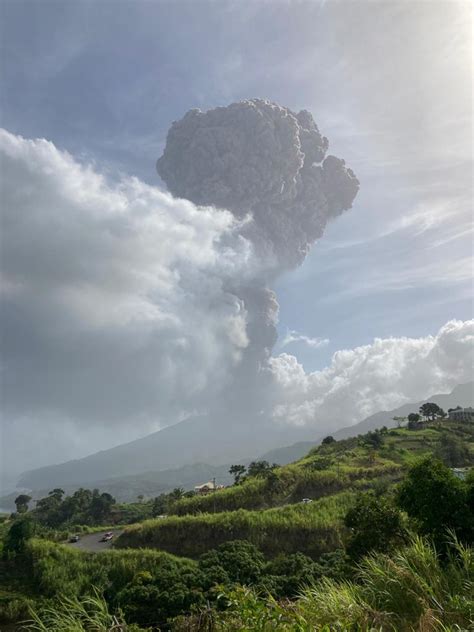 La Soufriere Volcano in St Vincent Now Erupting - CNW Network