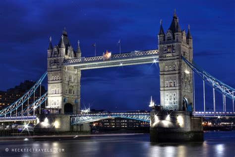 Tower Bridge of London at Night - 3 Beautiful Photos