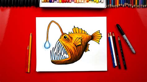 How To Draw An Anglerfish - Art For Kids Hub