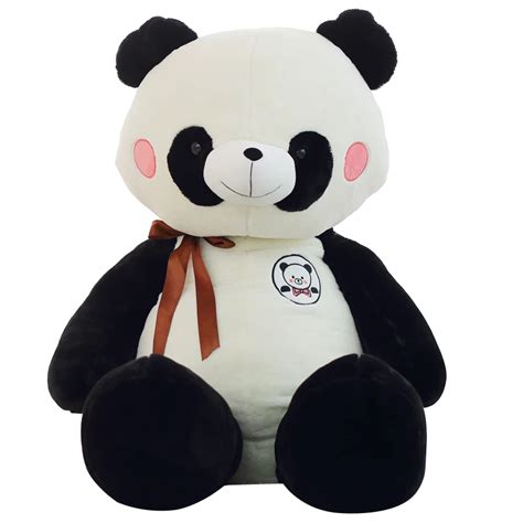 1pc 60cm New Classic Panda Plush Toy Stuffed Animal Bear Doll Cute Kids Toy Soft Pillow Good ...