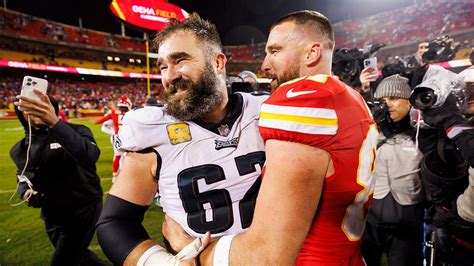 Jason Kelce shares explicit message to Travis Kelce after Chiefs beat Ravens to reach Super Bowl ...