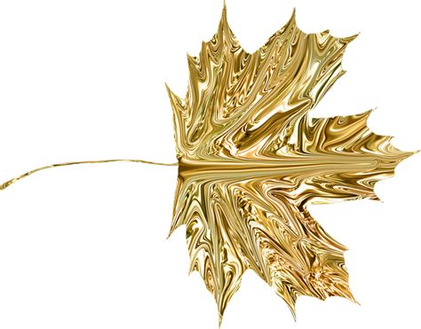 Download Leaf, Gold, Transparent. Royalty-Free Stock Illustration Image - Pixabay