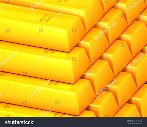 Stacked Gold Bars Stock Illustration 117185398 | Shutterstock