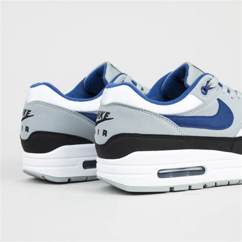 Nike Air Max 1 (White/Gym Blue-Light Pumice-Black) - Consortium.