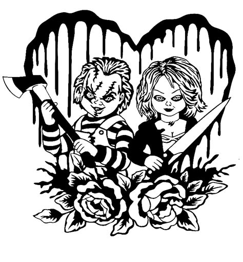 Chucky Tiffany Coloring Pages Printable Colouring Pages | The Best Porn Website