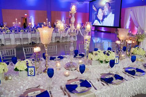 Royal Blue And White Wedding Theme