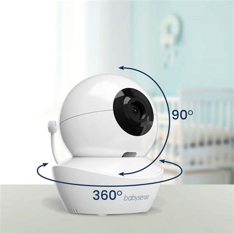 Babysense HDS2: Best Baby Monitor with Camera & Split Screen HD Display