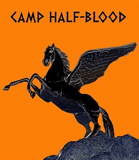 "CAMP HALF-BLOOD - PERCY JACKSON" Poster by Emilyromrell | Redbubble