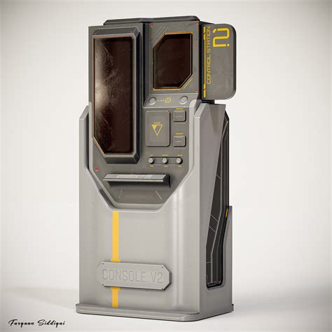 ArtStation - Sci-fi Console V2 PBR | Game Assets