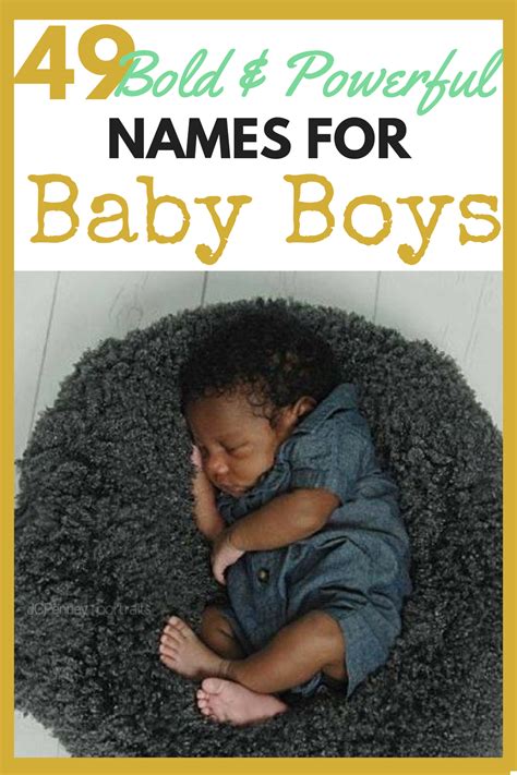 49 Powerful Baby Names for African American Boys