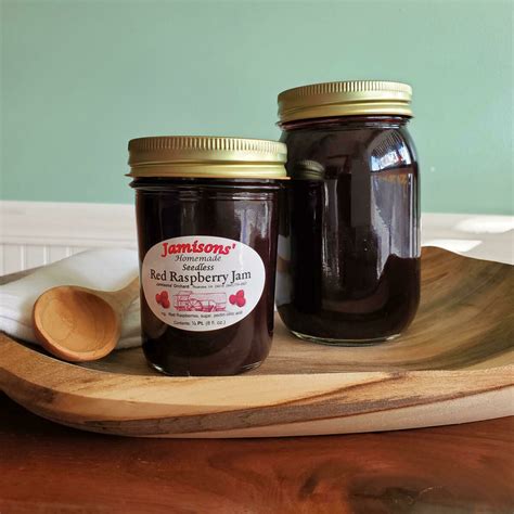 Jamisons' Homemade Seedless Red Raspberry Jam - Online Shop - The Floyd Country Store