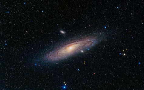 Wallpaper Andromeda Galaxy, universe, stars, black background 3840x2160 ...