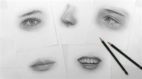 Practice drawing Facial Features first! - YouTube