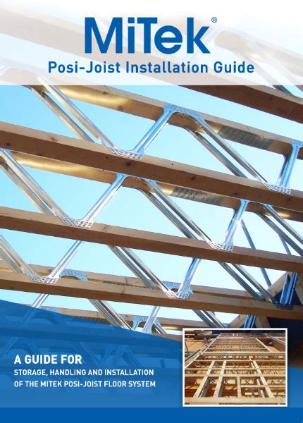 03 Posi-Joist Metal Web Joist Installation Guide | NBS Source