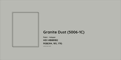 Granite Dust (5006-1C) Complementary or Opposite Color Name and Code (#B8B9B2) - colorxs.com