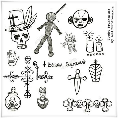 Voodoo symbols PS brushes by iCatchUrDream on DeviantArt