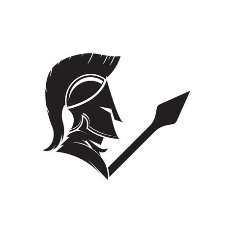 Knight helmet vector illustration for an icon, symbol or logo. knight ...