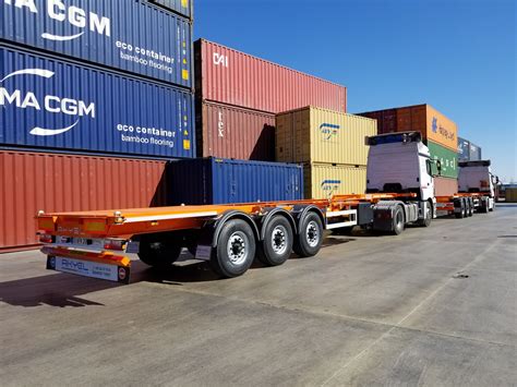 Extendable Skeletal Container Trailers (Telescopic) | Akyel Trailer