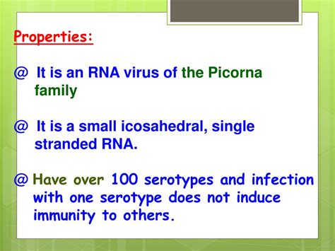 PPT - RHINOVIRUSES Cause of common cold (rhinitis) Symptoms of Rhinitis: @ Runny nose @ Headache ...