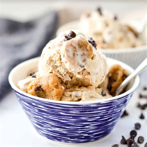 Paleo Cookie Dough Ice Cream - JoyFoodSunshine